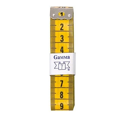 Лента сантиметровая Gamma 200см., желтый (SS-022B)