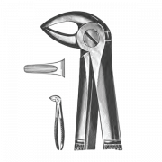 Щ-177 П Щипцы с широкими губками для удал. корней зубов нижней челюсти № 33