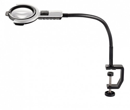 Лампа-лупа Eschenbach varioLED flex, Ø 76 мм, 6.0 дптр, 2,5x, h 350 мм